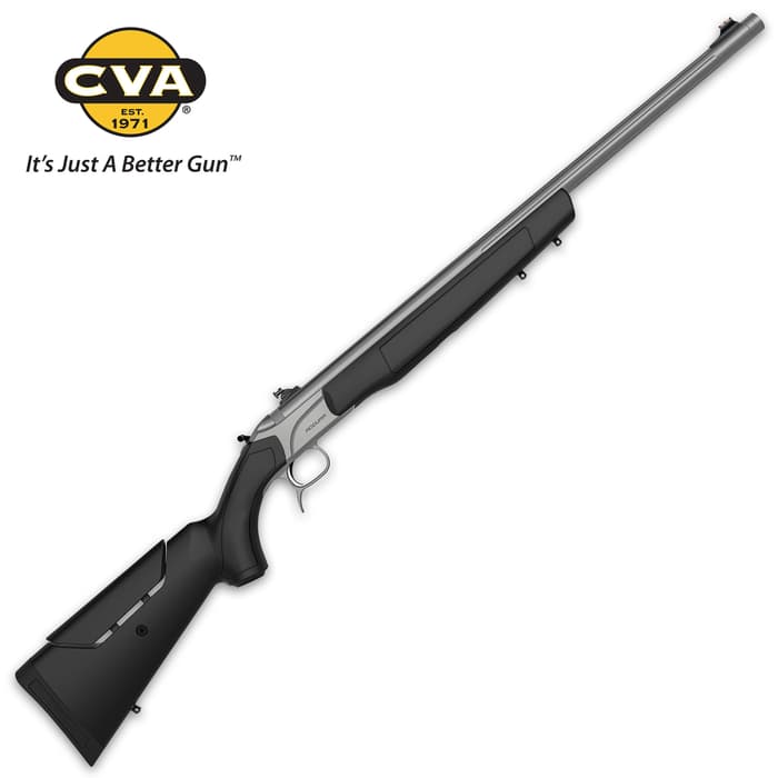CVA Accura MR-X Muzzleloading Rifle - Premium Bergara Barrel, Black Stock, .50 Caliber, Includes Ramrod, 14 1/2” Pull