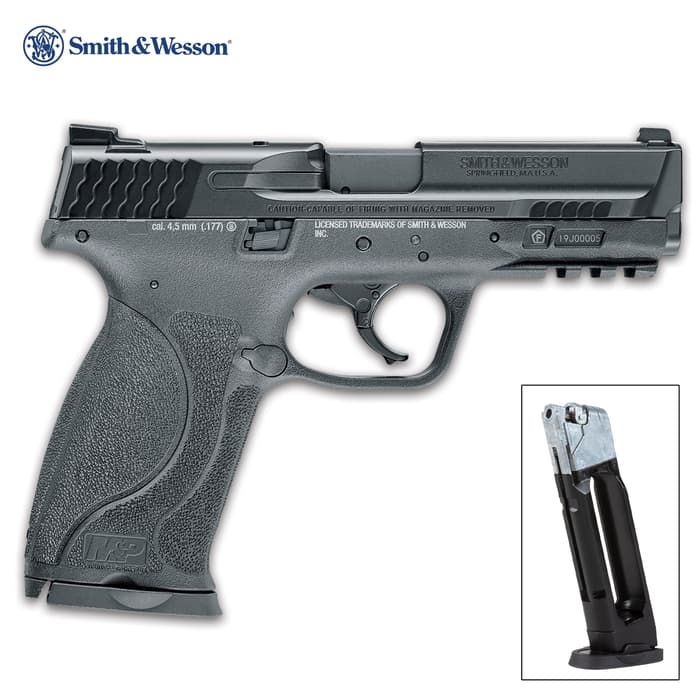 The Smith & Wesson M&P9 M2.0 Air Pistol is the CO2 powered, blowback BB gun you’ve been waiting for all your life