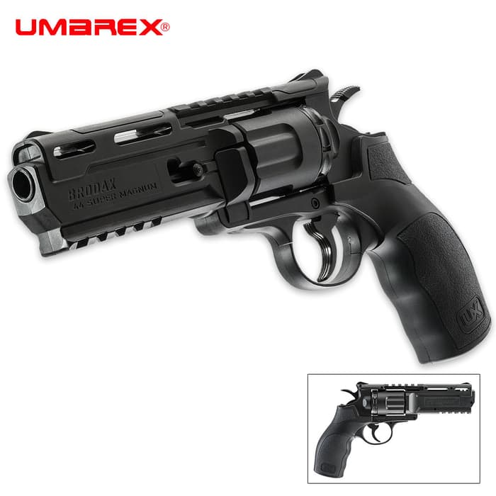 Umarex Brodax  BB Air Gun Pistol Revolver Kit 375 FPS CO2 Powered Brand New 