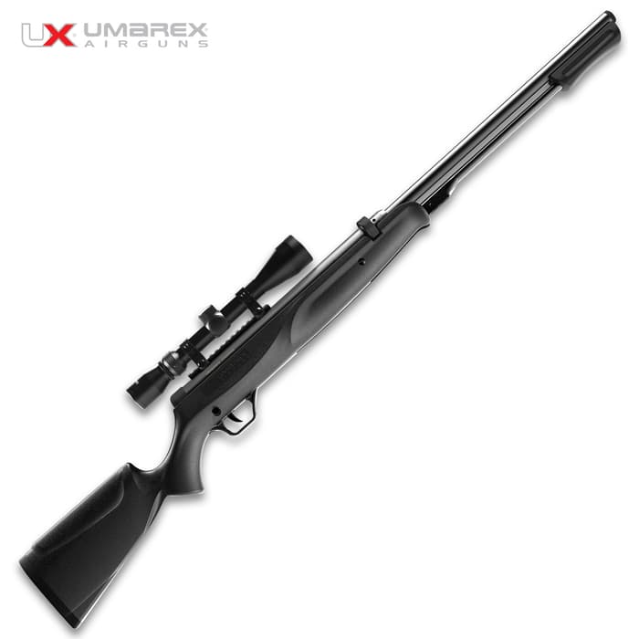 Umarex Synergis Under Lever Air Rifle With Scope - 12-Shot, TNT Gas Piston Power, 12-Round Rotary Magazine, Picatinny Rail