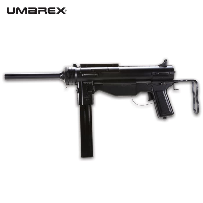 A true US Military replica, the Legends M3 Grease Gun Air Gun is instantly recognizable as the legendary gun