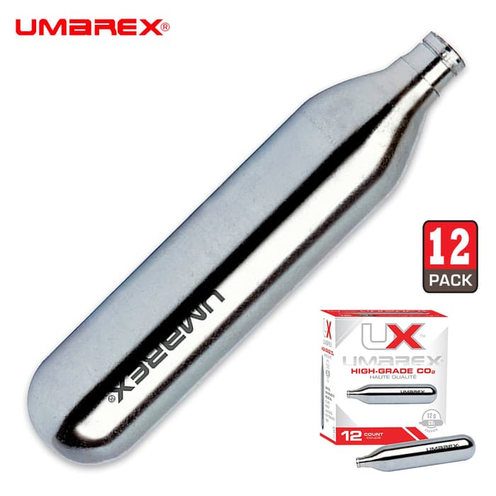 Umarex 12G CO2 Cylinders 12-Pack