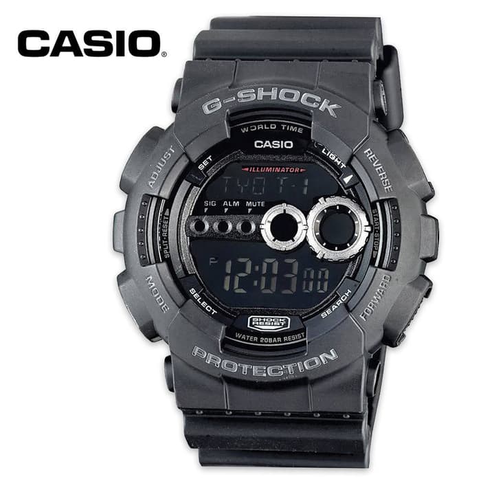 Casio G-Shock Protection Black Resin