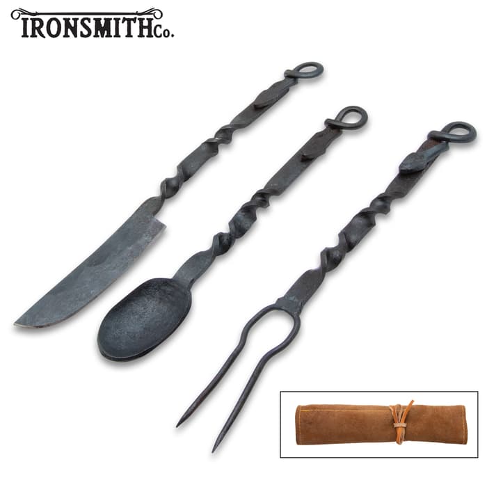 The Ironsmith Co. King’s Table Dining Set comes with a pouch