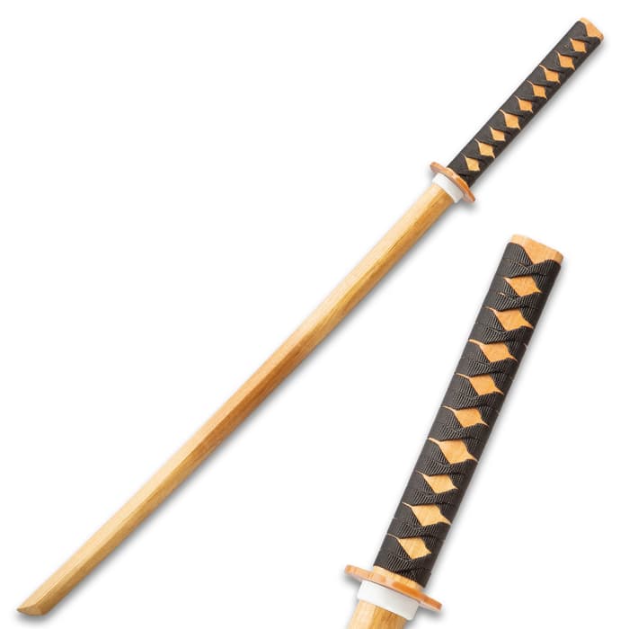 Natural Wooden Daito Bokken Katana Sword