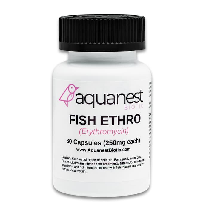A bottle of Fish Erythromycin