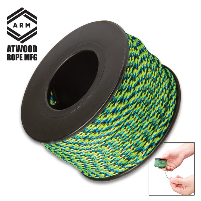 All-Purpose Micro Cord - Polyester And Nylon Construction, Rot Resistant, 100-lb Test Strength - 125’