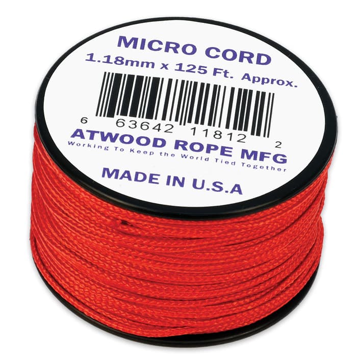 Red Kevlar Micro Cord 125’