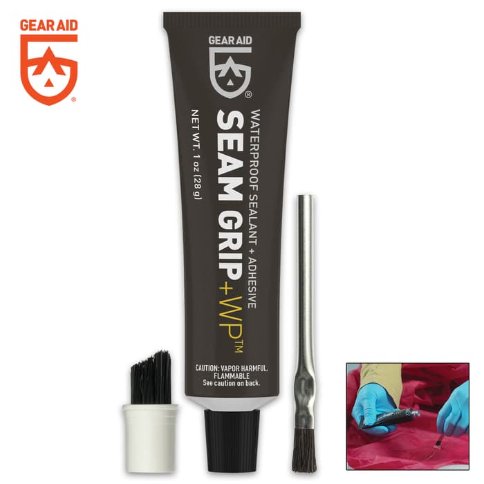 Seam Grip WP Waterproof Sealant and Adhesive is a tent seam sealer that goes above and beyond to keep moisture out