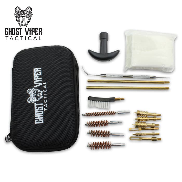 The pocket-size, all-inclusive Tactical Pistol Kit lets you clean your pistols and revolvers virtually anywhere, anytime