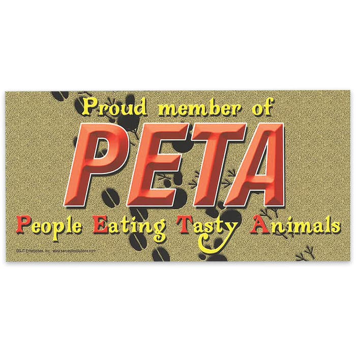 PETA People Eating Tasty Animals
