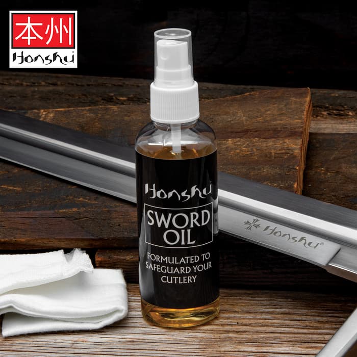 The Honshu Sword Oil is a necessity to keep your Honshu weapons in fighting shape
