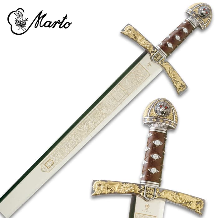 This Sword of Richard the Lionheart is a part of the exclusive collection, “Historical, Fantastic and Legend Swords”, made by MARTO