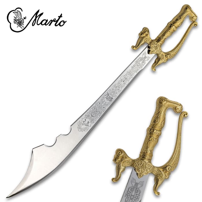 This unique Arabian Alfanje Cutlass is a part of the exclusive collection, “Historical, Fantastic and Legend Swords”, made by MARTO