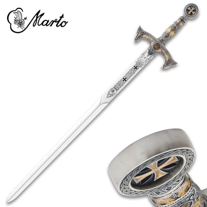 This Templars Sword is a part of the exclusive collection, “Historical, Fantastic and Legend Swords”, made by MARTO