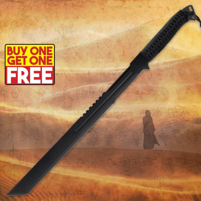 The Shadow Tactical Tanto Sword is now on BOGO sale.