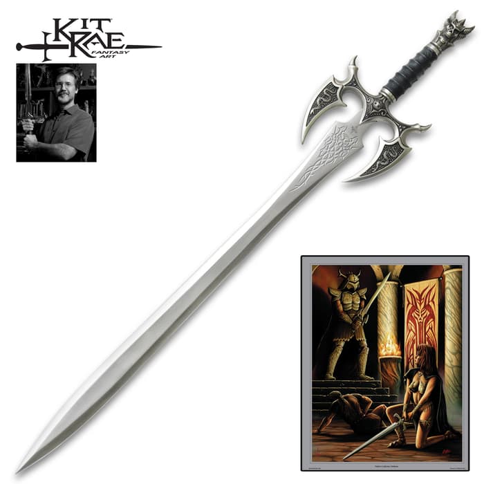 Kit Rae Kilgorin Sword Underworld Edition - Leather Wrapped Handle - Length 36”