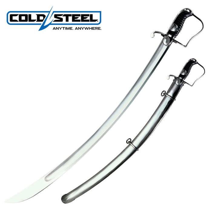 The Cold Steel 1796 Light Cavalry Saber is inspired by the swords used by the British and their allies at the Battle of Waterloo