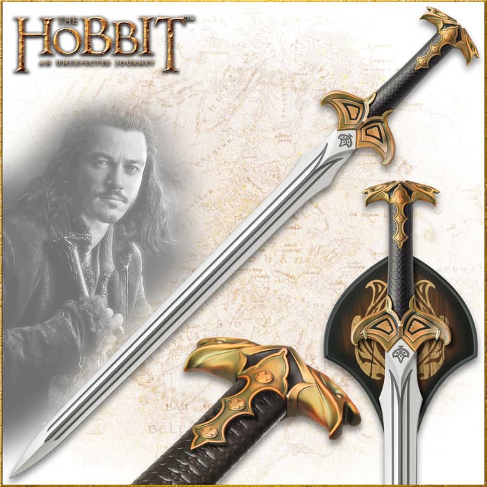 The Sword of Bard the Bowman is an officially licensed Hobbit replica