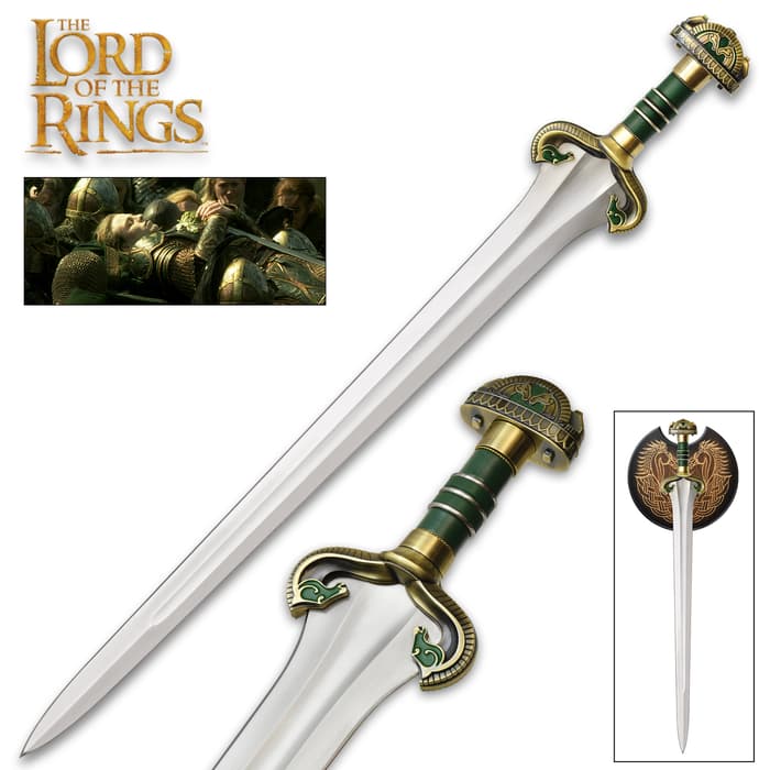 The Lord of the Rings Sword of Théodred is an officially licensed replica from the movie franchise