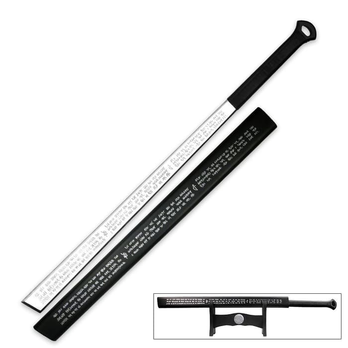 Full Tang Triple Edged Sword With Display Stand