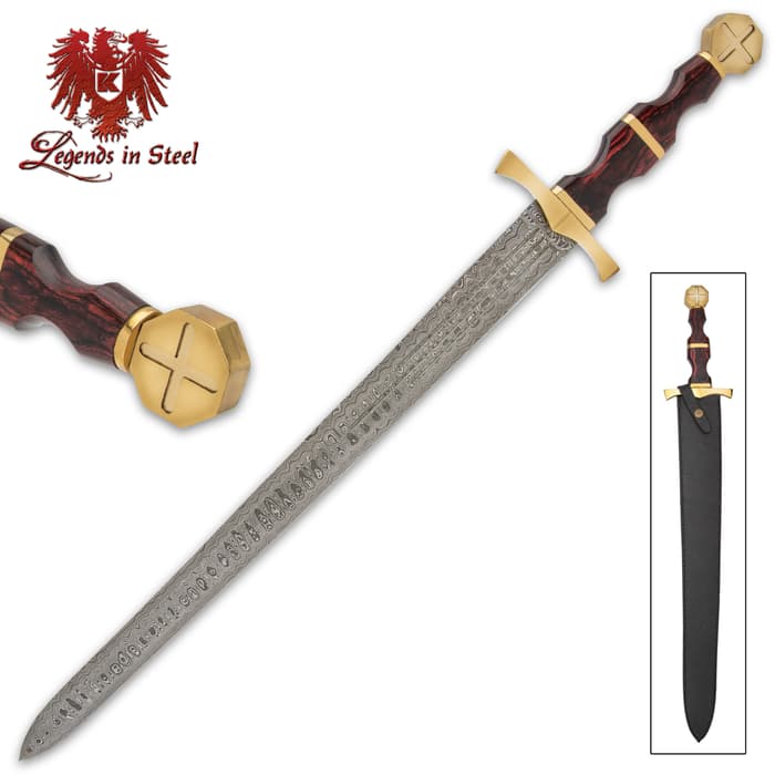 The Byzantine Crusade Sword was inspired by the weapons used during the First Crusade fought in the Byzantine Empire