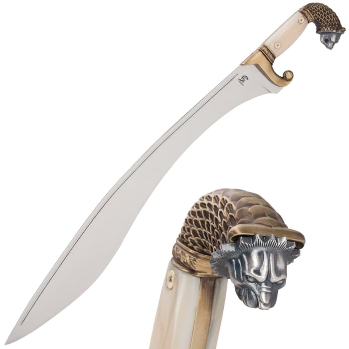 Made in Toledo, Spain, a city with a centuries-long tradition of sword-making, this replica is the perfect accent for the home or office