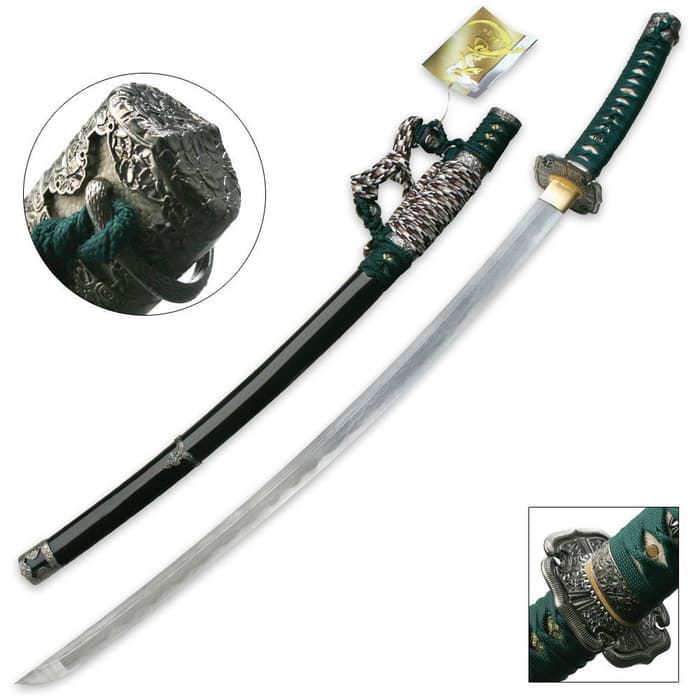 Green Jasmine Hand Forged Samurai Sword