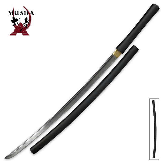 Musha Hand Forged Carbon Steel Shirasaya Sword