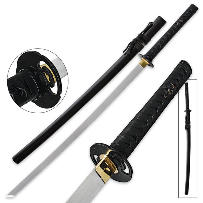 Serrated Blade Katana Samurai Anime  Sword