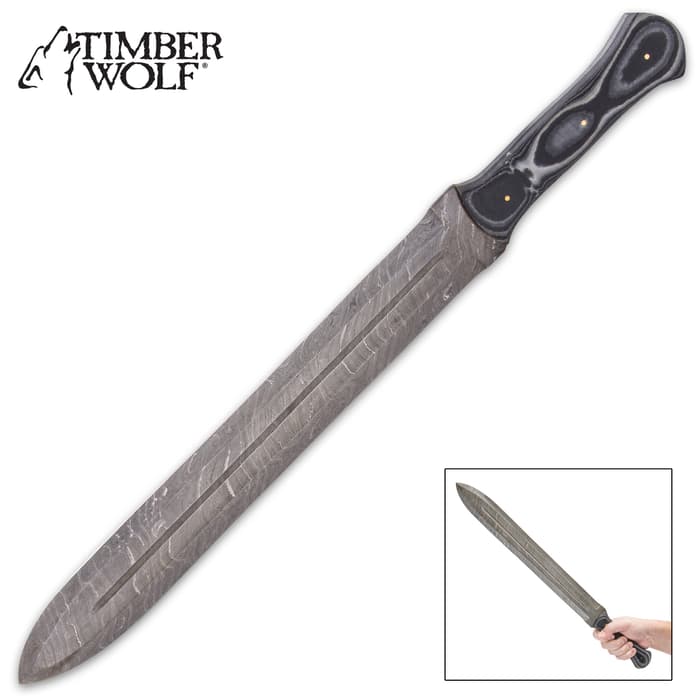 The Timber Wolf Double-Edged Soldier Sword is a solid, battle-ready weapon that you don’t want to miss out on
