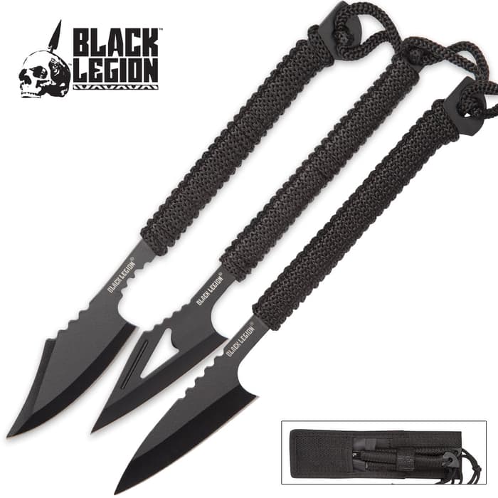 Black Legion 3 Pc. Harpoon Set With Sheath