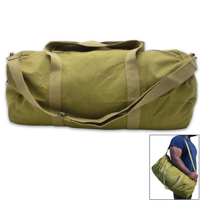 Perfect for traveling or bugging-out, the Large Roll Bag will stand-up to rough conditions without coming apart or tearing