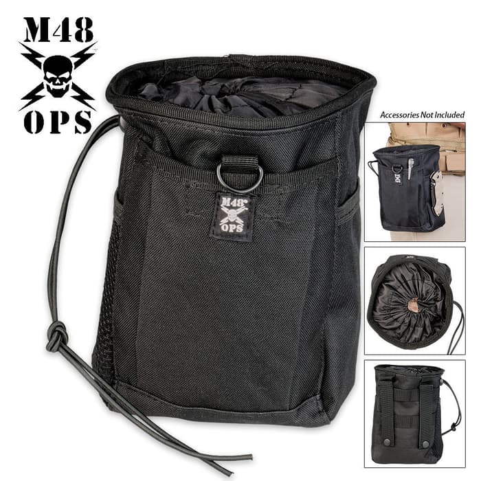 M48 Gear Tactical Small Collection Pouch Black