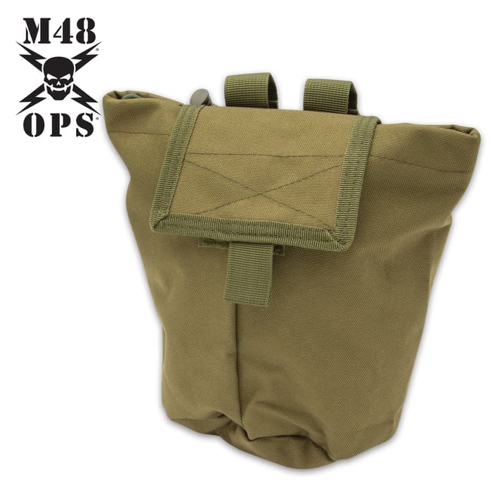 Perfect from the range to the field, this MOLLE dump pouch attaches easily to tactical vests and offers a simple storage option