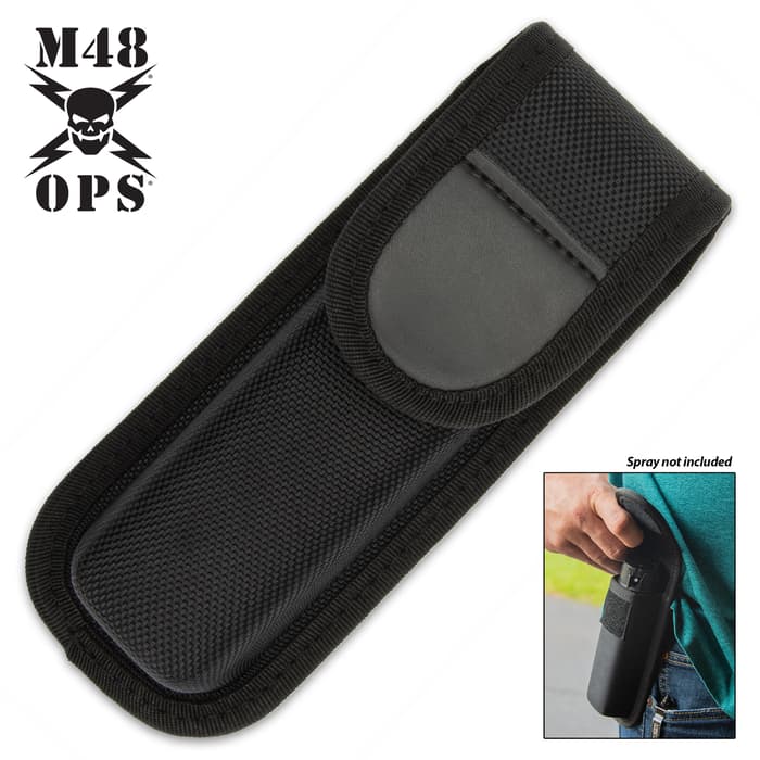 The M48 Small Pepper Spray Holder is ideal for law enforcement officers (LEO) and public safety professionals