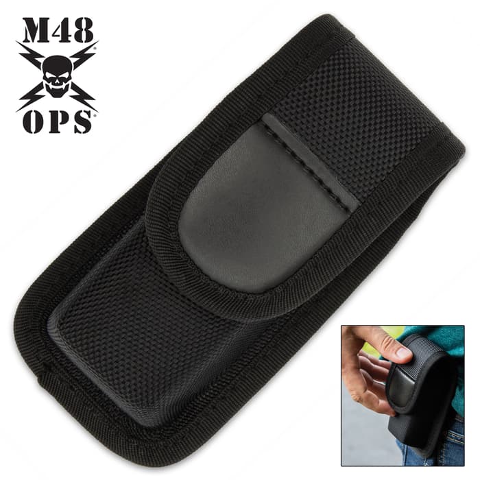 The M48 Small Pepper Spray Holder is ideal for law enforcement officers (LEO) and public safety professionals