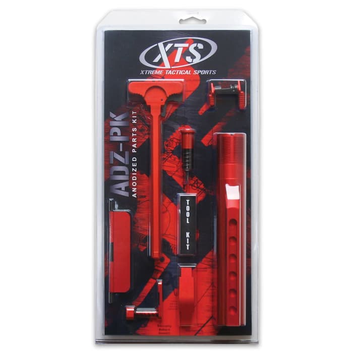 The XTS Red Anodized Parts Kit will make your AR-15 stand out with its eye-catching red, anodized finished parts