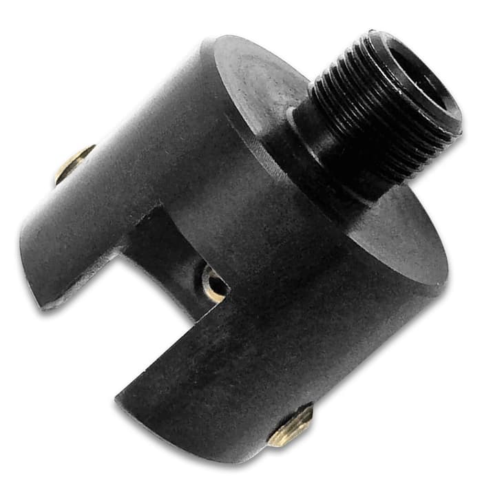 Thread your unthreaded Ruger Mark II, III, or IV bull barrels to 1/2-28 RH with this premium grade thread adapter