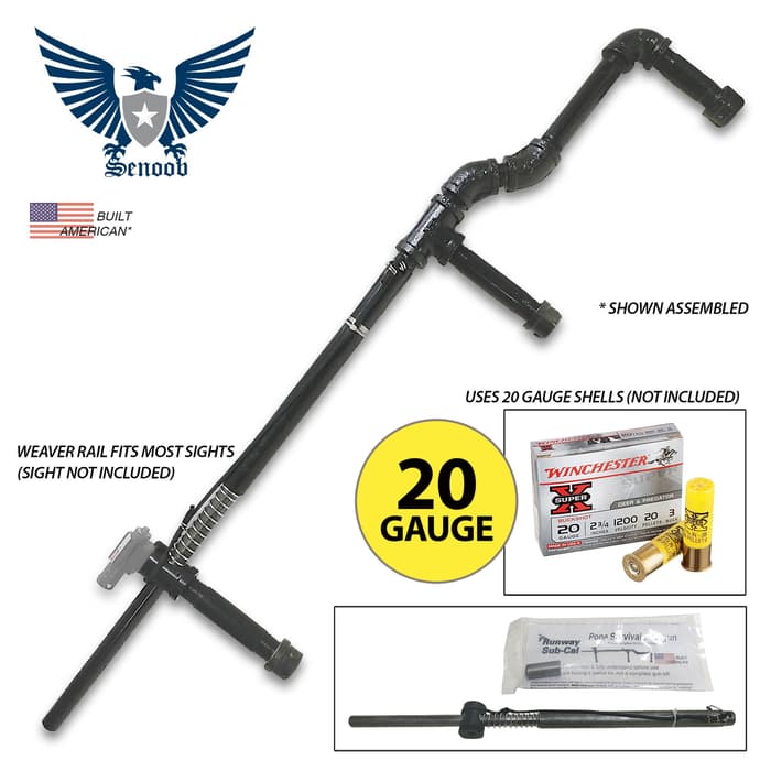 If you can legally carry a firearm, you can build and carry the Popa 20-Gauge Shotgun and the best thing of all is that there is no FFL required to purchase this kit