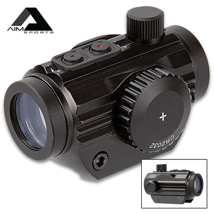 5-MOA Micro Dot Sight - CNC Machined Aluminum Construction, Dual Color, Water-Resistant, Unlimited Eye Relief