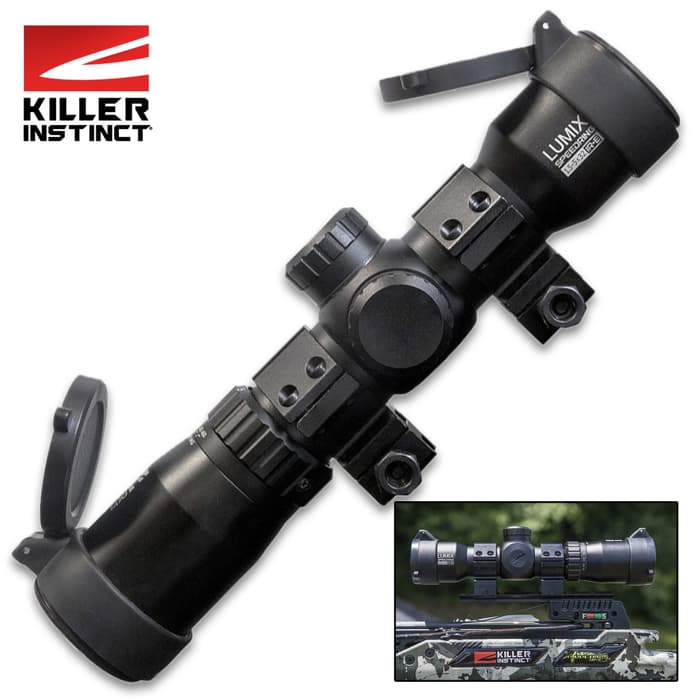 The Killer Instinct LUMIX 1.5-5x32 IR-E Crossbow Scope is the elite, high-performance crossbow scope that you’ve been looking for