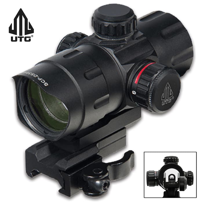 This T-Dot Sight aids in intuitively acquiring targets, enhancing shooting accuracy, speed and overall performance
