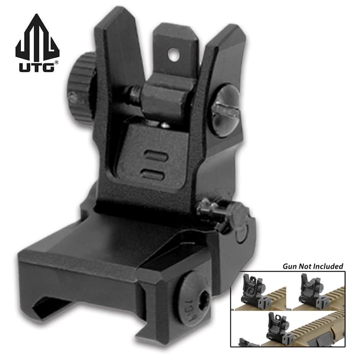 With dual apertures, this sight is ideal for moving target engagements and limited visibility or normal firing situations