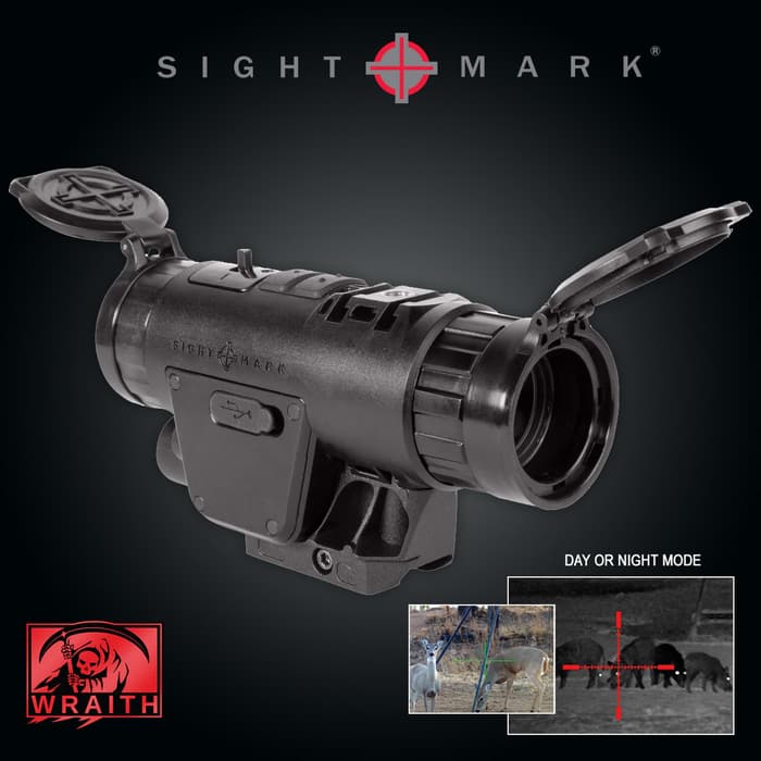 Sightmark Wraith 4K Monocular - Digital Night Vision, Multiple Mounting Options, Video-Recording, Polymer Housing