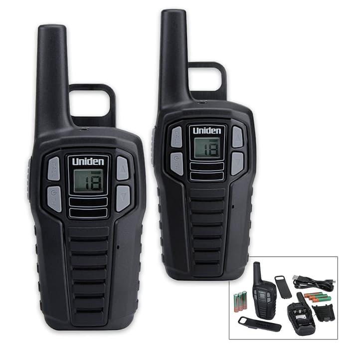 Uniden SX167 22-Channel FRS/GMRS Two-Way Radio Set - 2-Pack 