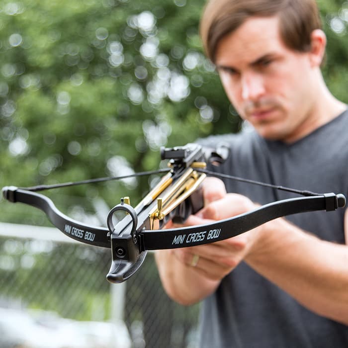Cobra Self Cocking Tactical Crossbow Pistol - 80-lb