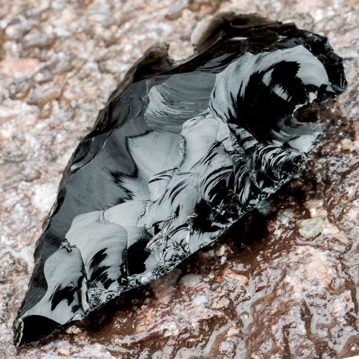 Black Obsidian Arrowhead Collection 6-Pack 