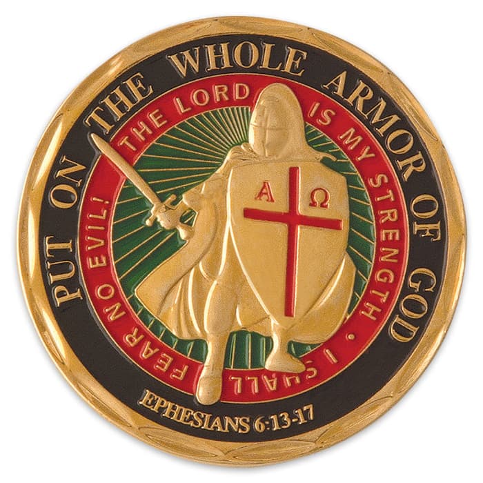 Armor of God Challenge Coin Good Luck Charm