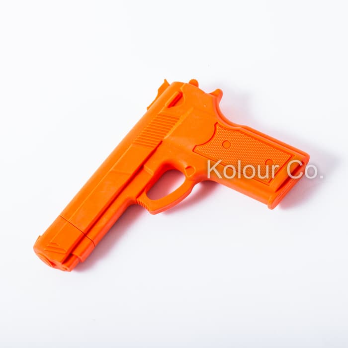 7" ORANGE RUBBER TRAINING GUN Police Dummy Non Firing Real Look and Feel 